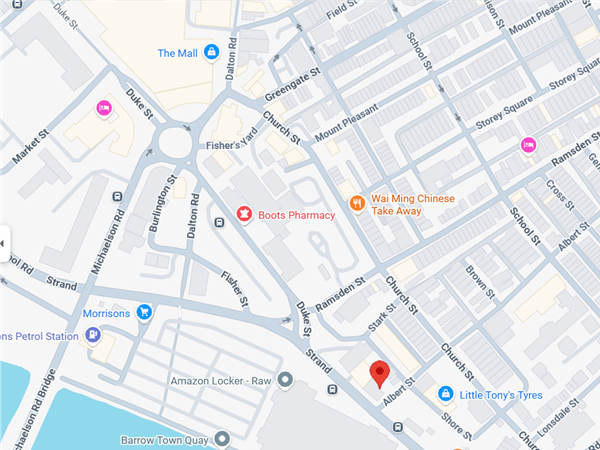 barrow health hub map